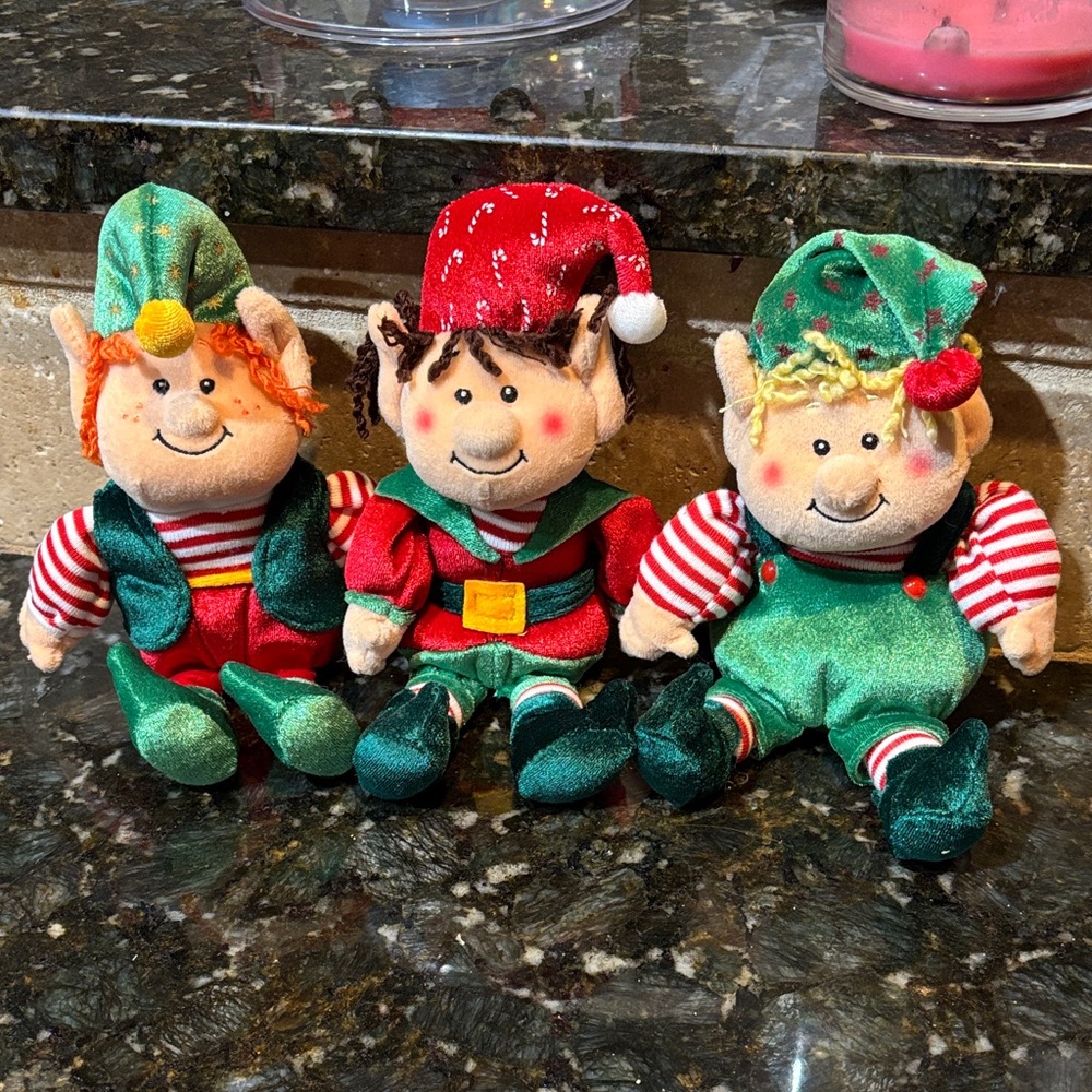 Princess 8” soft Plush Elves X three
